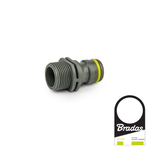 Przyłacze POWER JET - gwint zewnętrzny LIME LINE / 3/4" / etykieta