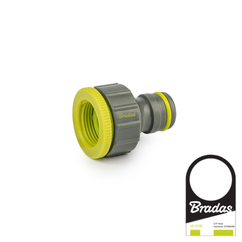 Przyłącze na kran z redukcją - gwint wewnętrzny POWER JET LIME LINE / 1"-3/4" / etykieta