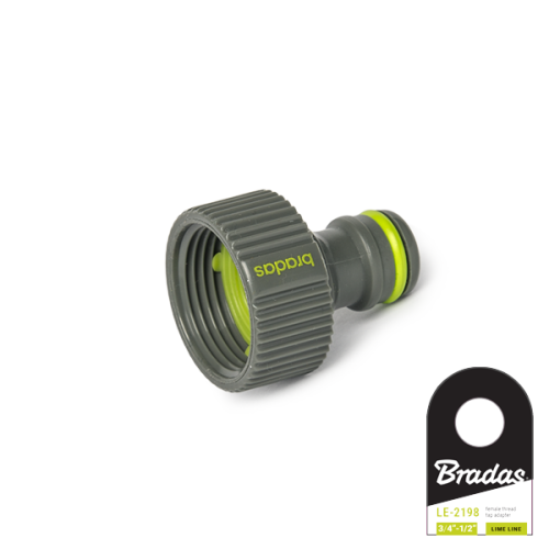 Przyłącze na kran - gwint wewnętrzny LIME LINE / etykieta 3/4"