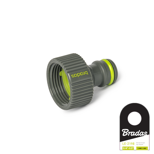 Przyłącze na kran - gwint wewnętrzny LIME LINE / etykieta 3/4"