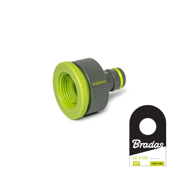 Przyłącze na kran z redukcją - gwint wewnętrzny LIME LINE / etykieta 1"-3/4"