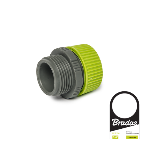 Reparator do połączenia węży - gwint zewnętrzny LIME LINE / 1/2" / GZ 3/4" / etykieta