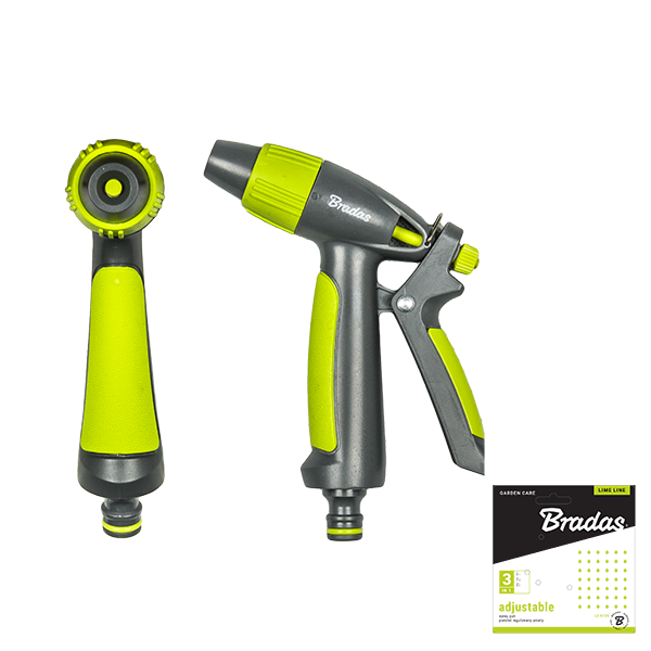 Regulowany pistolet prosty LIME LINE /  karta