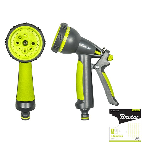 Pistolet 8-funkcyjny LIME LINE /  karta
