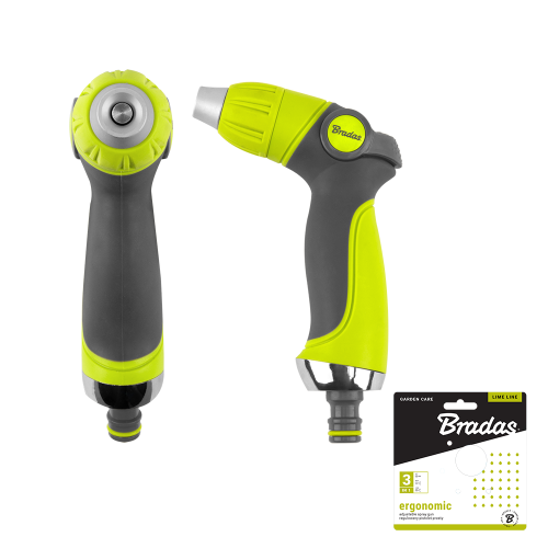 Regulowany pistolet  prosty ERGONOMIC LIME LINE / karta