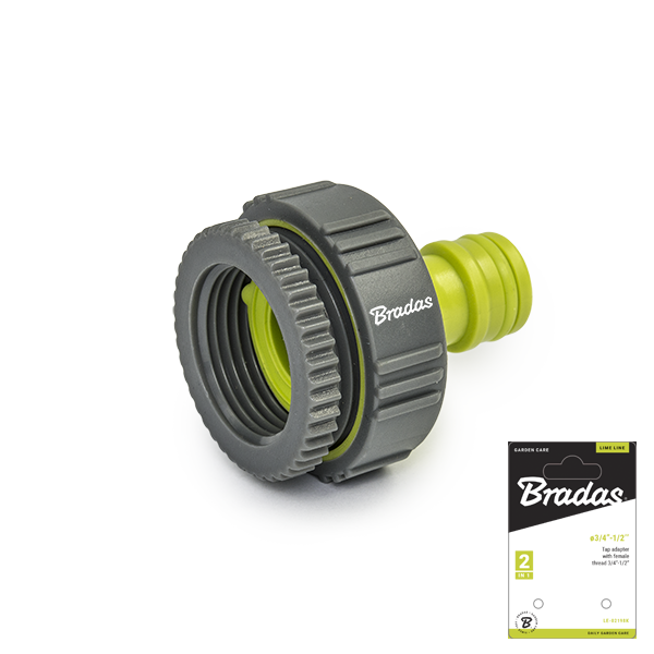 Przyłącze na kran z redukcją - gwint wewnętrzny SOFT LIME LINE / karta 3/4"-1/2"