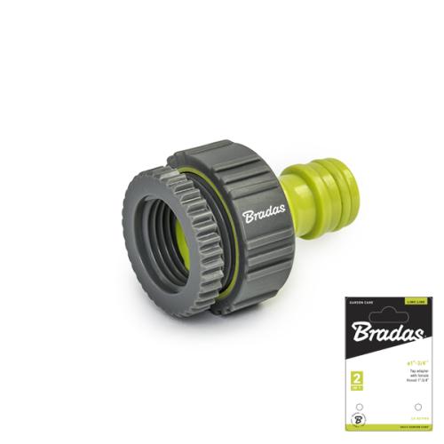 Przyłącze na kran z redukcją - gwint wewnętrzny SOFT LIME LINE / karta 1"-3/4"