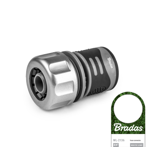Szybkozłącze na wąż WHITE LINE / TPR / etykieta 3/4"