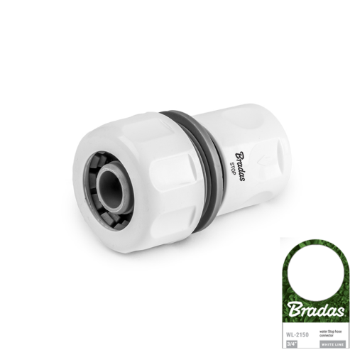 Szybkozłącze na wąż ze stopem WHITE LINE / etykieta 3/4"