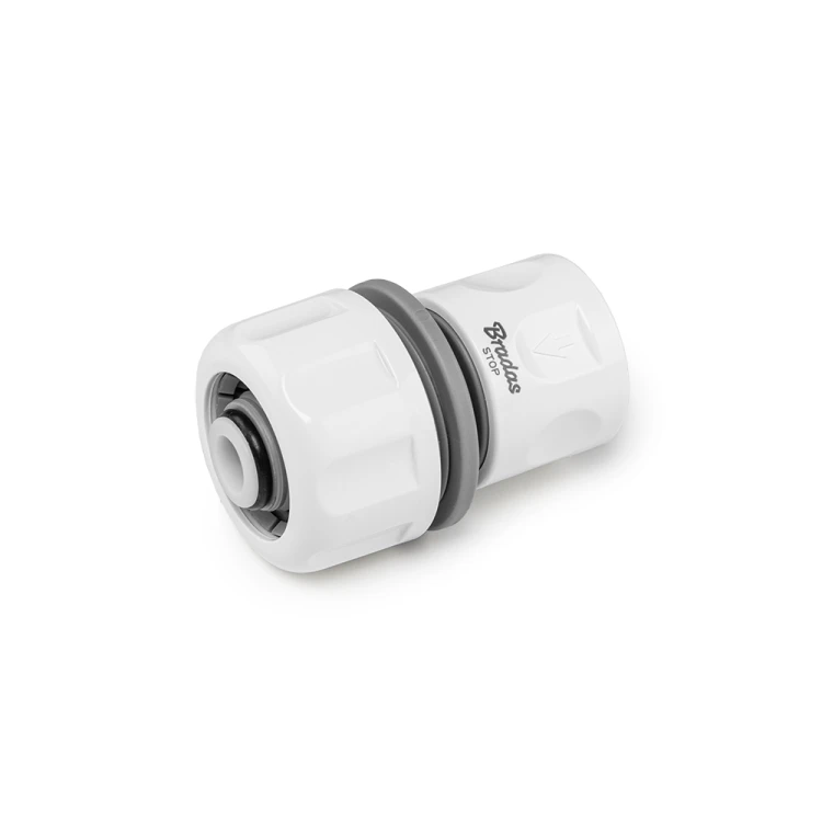 Szybkozłącze ze stopem POWER JET WHITE LINE / etykieta 1"