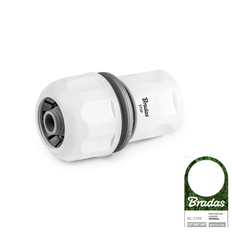 Szybkozłącze na wąż ze stopem WHITE LINE / etykieta 1/2"-5/8"-3/4"