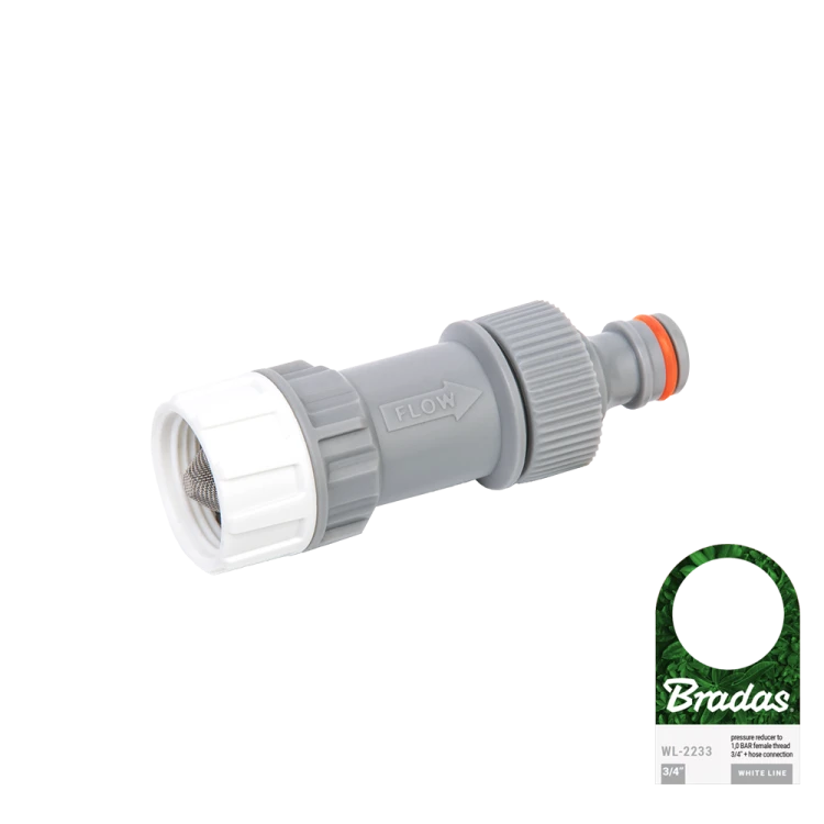 Reduktor ciśnienia z filtrem siatkowym WHITE LINE / GW 3/4" / etykieta