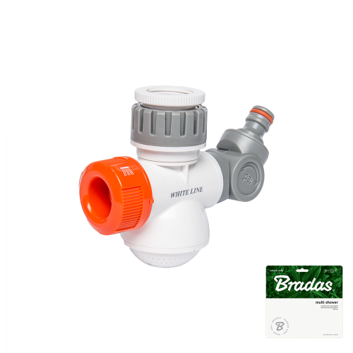 Wielofunkcyjne przyłącze na kran MULTI SHOWER WHITE LINE / GW 1 "-3/4" / karta