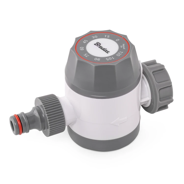 Mechaniczny zegar przepływu wody - gwint wewnętrzny WHITE LINE / 3/4" / karta