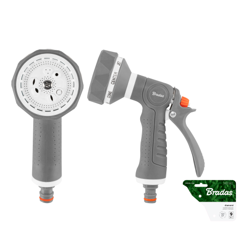 Pistolet 9-funkcyjny DIAMOND WHITE LINE / karta