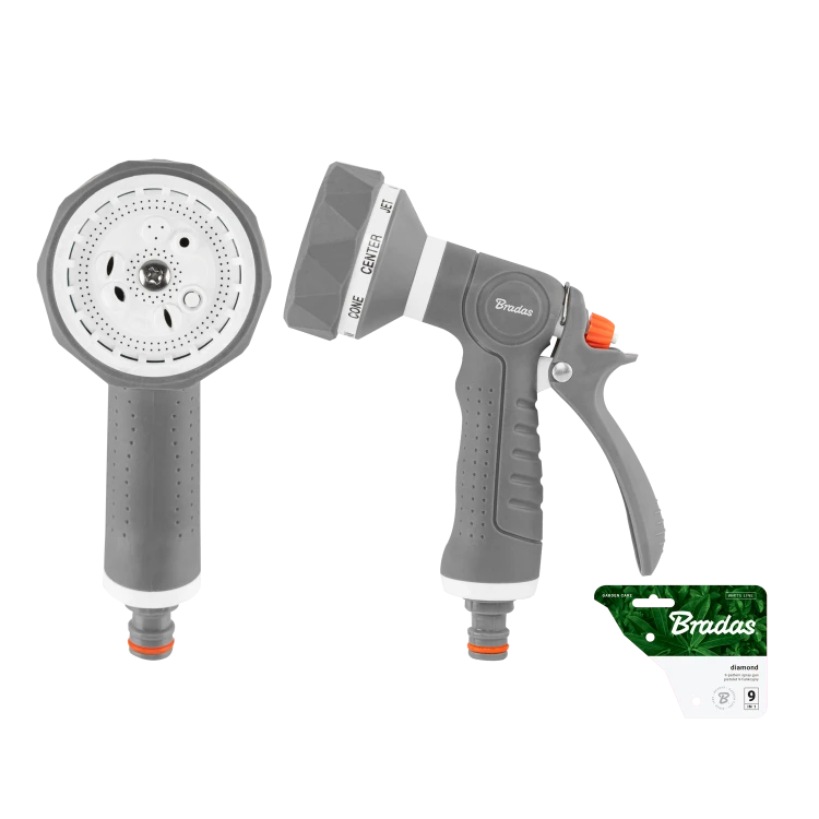 Pistolet 9-funkcyjny DIAMOND WHITE LINE / karta
