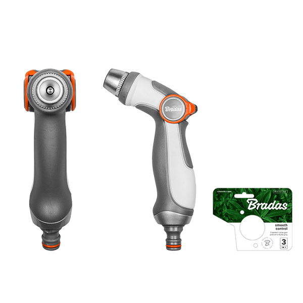 Metalowy regulowany pistolet SMOOTH CONTROL WHITE LINE / karta