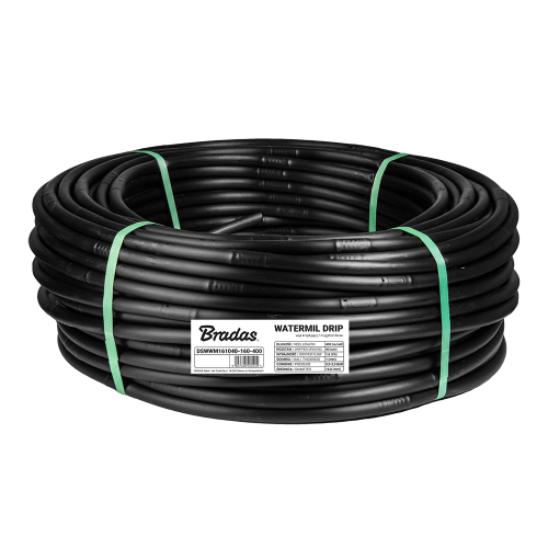 Wąż kroplujący WATERSPOT DRIP 16mm / 1,0mm / 1,6l/h / czarny rozstaw kroplowników - 60cm / 400m