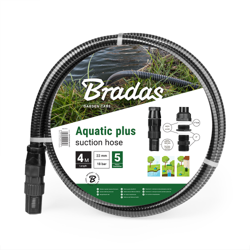 Zestaw ssawno-tłoczny AQUATIC PLUS czarny 4m