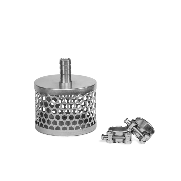 Kosz do węża ssącego 25 mm / 1"+ 2x GBS obejmy + 2x GBS obejmy