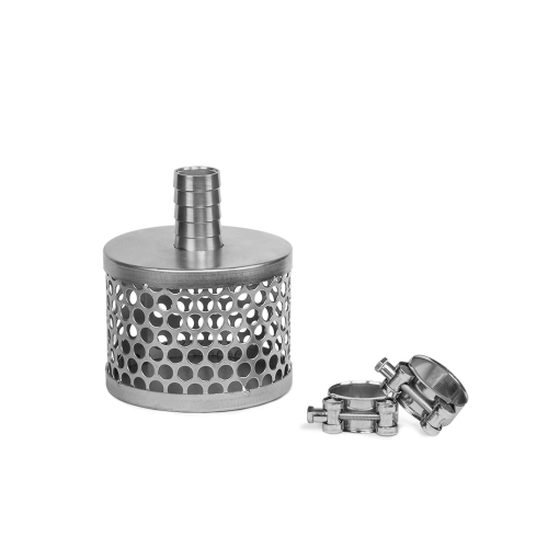 Kosz do węża ssącego 32 mm / 1 1/4"+ 2x GBS obejmy + 2x GBS obejmy