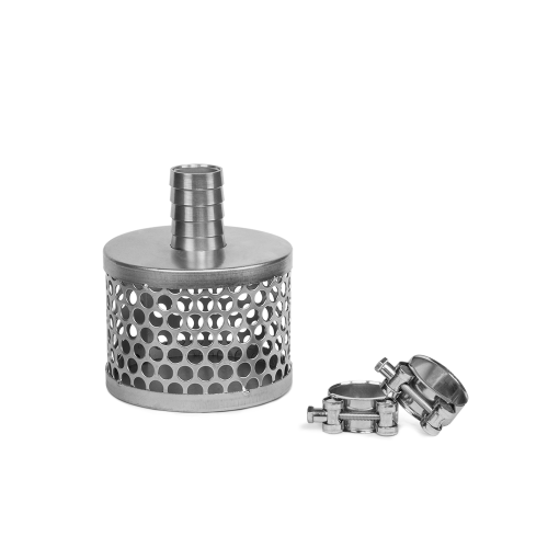 Kosz do węża ssącego 38 mm / 1 1/2"+ 2x GBS obejmy + 2x GBS obejmy