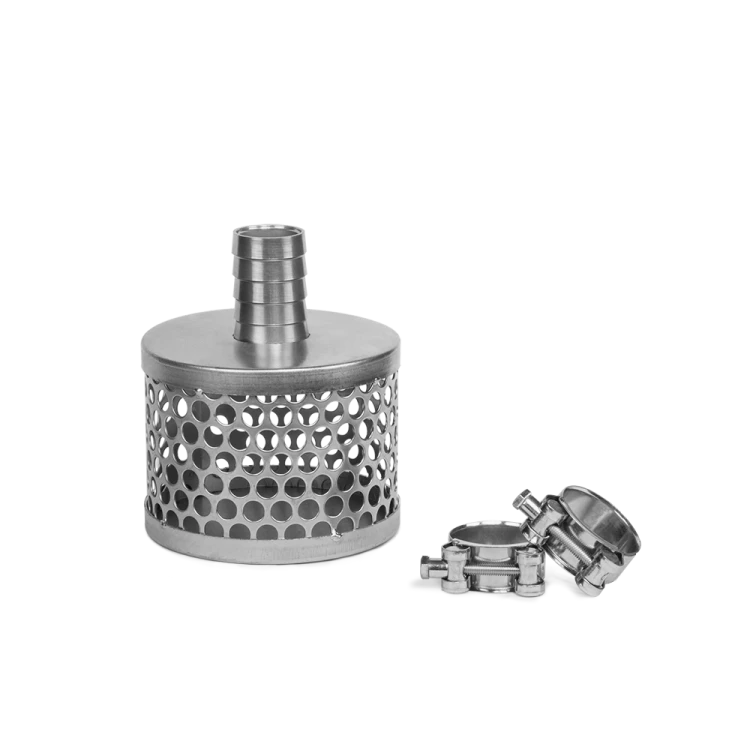 Kosz do węża ssącego 38 mm / 1 1/2"+ 2x GBS obejmy + 2x GBS obejmy
