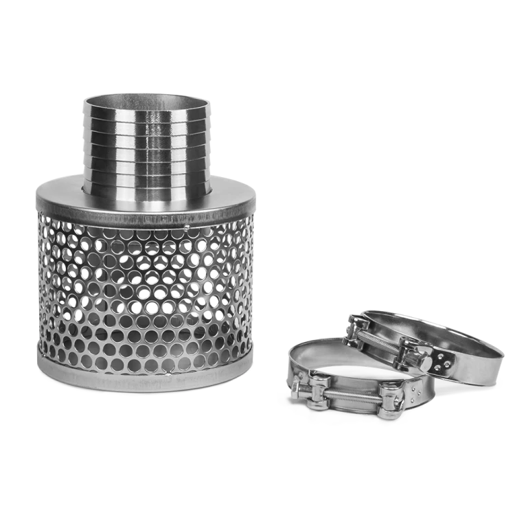 Kosz do węża ssącego 100 mm / 4"+ 2x GBS obejmy + 2x GBS obejmy