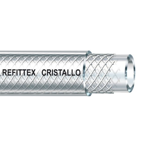 Wąż techniczny REFITTEX CRISTALLO 12/24BAR 25x34mm - 25m, 12/24bar