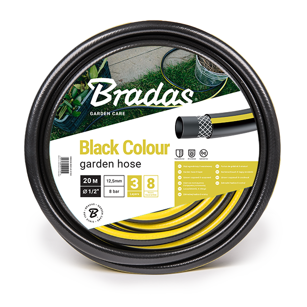 Wąż ogrodowy BLACK COLOUR  1/2" - 20m