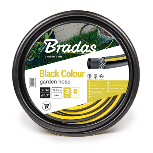Wąż ogrodowy BLACK COLOUR  1/2" - 30m