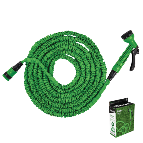 Zestaw z wężem rozciągliwym TRICK HOSE zielony, box 7m - 22m