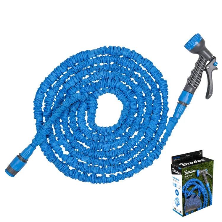 Zestaw z wężem rozciągliwym TRICK HOSE jasnoniebieski, box 7,5m - 22m