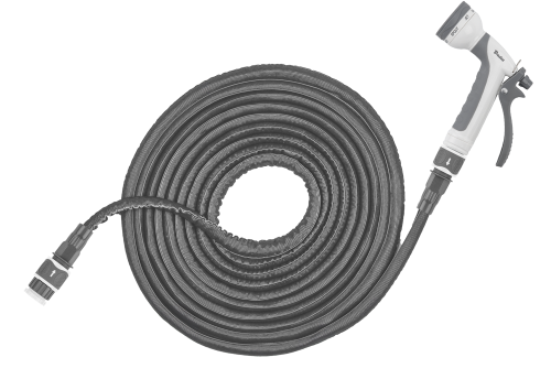 Zestaw z wężem rozciągliwym  TWIST HOSE box 7m - 15m
