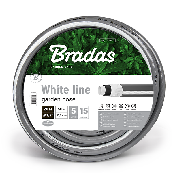 Wąż ogrodowy WHITE LINE  1/2" - 20m