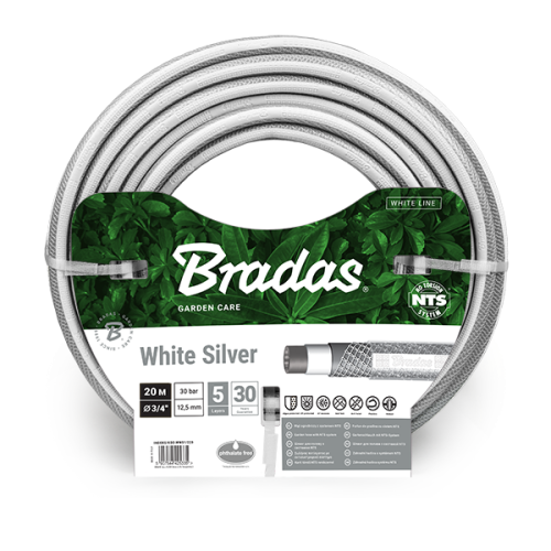 Wąż ogrodowy NTS WHITE SILVER  3/4" - 20m