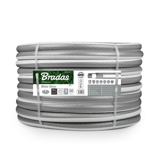 Wąż ogrodowy NTS WHITE SILVER  3/4" - 50m