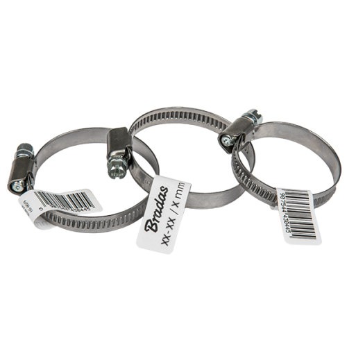 Opaska ślimakowa nierdzewna W2 szerokość 9mm / indywidualne metkowanie 10-16mm / 100szt.