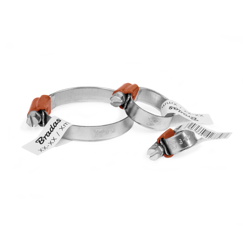Opaska ślimakowa W1 FORCE ORANGE szerokość 9mm / Indywidualnie ometkowane 11-18mm / 50szt.