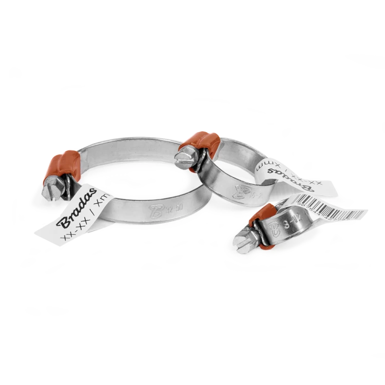 Opaska ślimakowa W1 FORCE ORANGE szerokość 9mm / Indywidualnie ometkowane 11-18mm / 50szt.