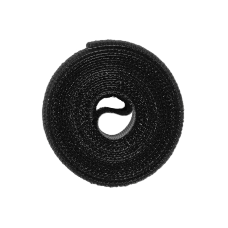 Wielofunkcyjna opaska - rzep black / ROLKA T / 12mm x 2m