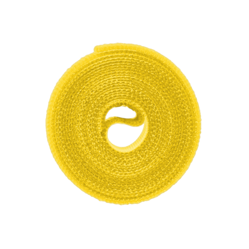 Wielofunkcyjna opaska - rzep yellow / ROLKA T / 12mm x 2m