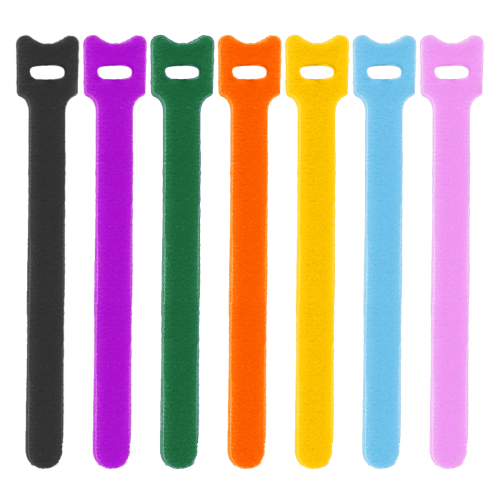 Wielofunkcyjna opaska - rzep TC multicolour - 20 sztuk 12x200mm
