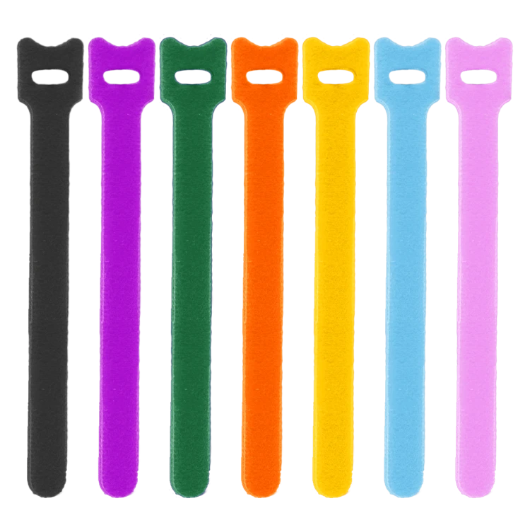 Wielofunkcyjna opaska - rzep TC multicolour - 20 sztuk 12x200mm