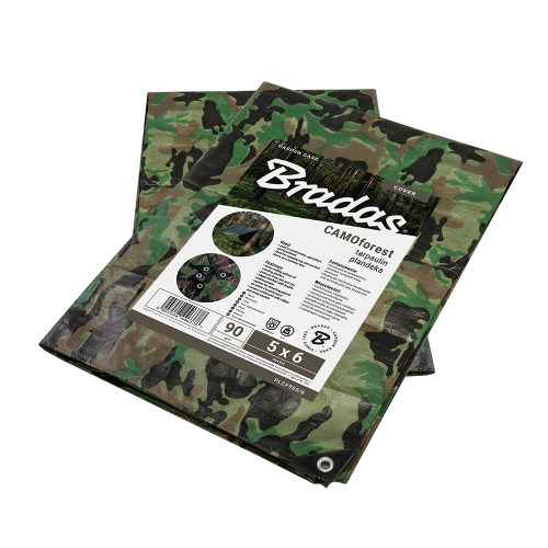 Camouflage tarpaulin CAMOFOREST 90 g wzór moro 3 x 5m
