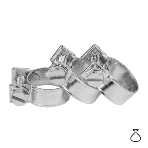 Opaska śrubowa W1 MINI szerokość 9mm / worek z naklejką 26-28mm / 100szt.