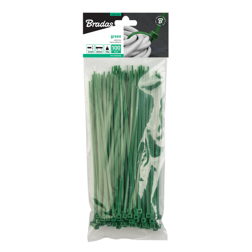 Taśma kablowa GREEN 100szt. 4,8 x 400mm