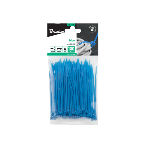 Taśma kablowa BLUE 100szt. 2,5 x 150mm