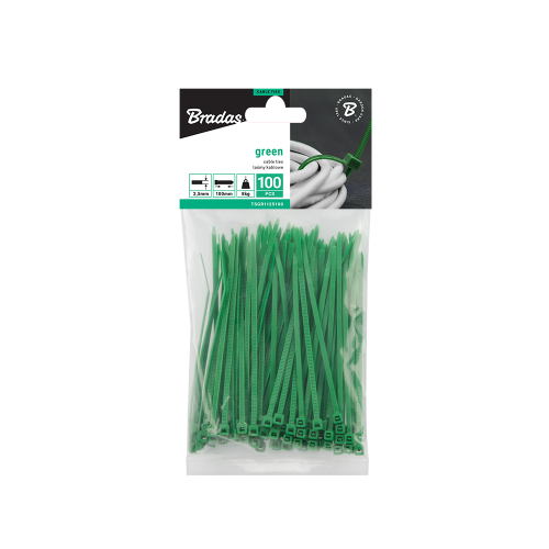 Taśma kablowa GREEN 100szt. 2,5 x 100mm