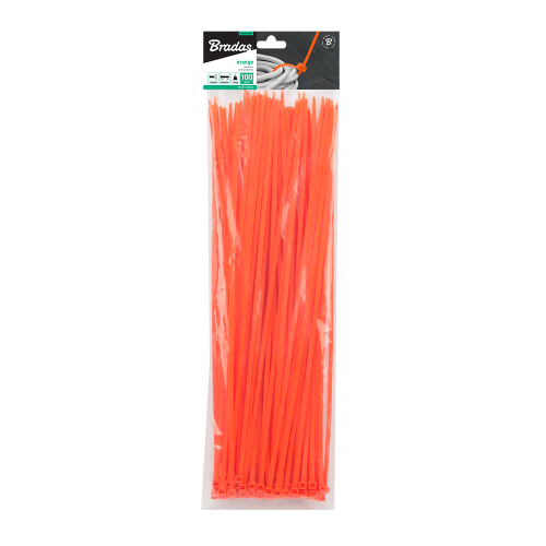 Taśma kablowa ORANGE 100szt. 4,8 x 250mm
